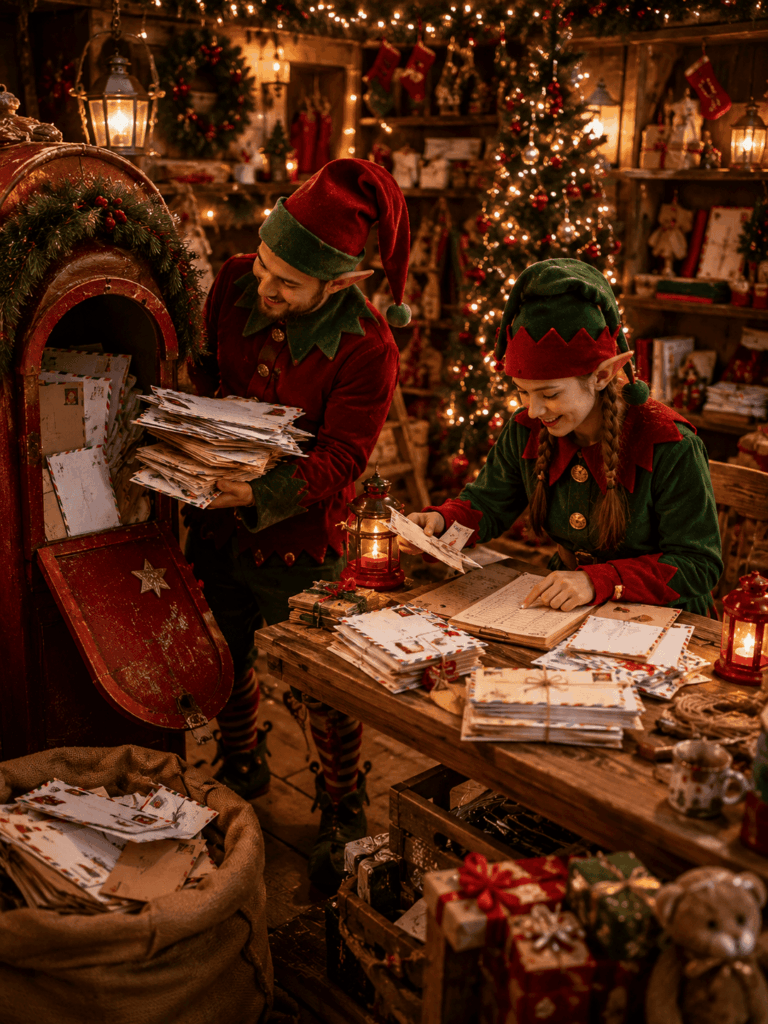 Lutins de Noël relevant les lettres destinées au Père Noël (1).png